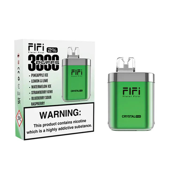 FiFi Crystal Pod 3000 Puffs Disposable Vape Pod 5 in 1 (Box of 5)