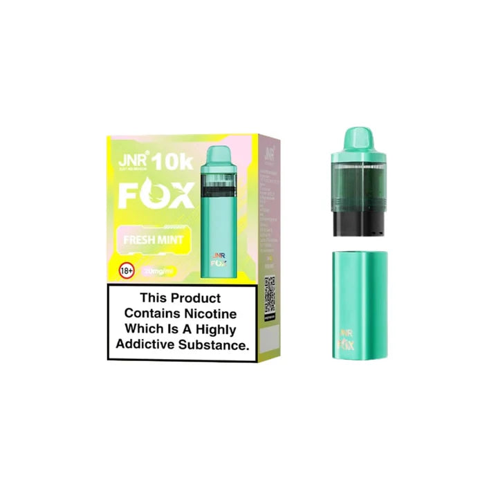 JNR Fox 10K Replacement Vape Pods - 10 Pack