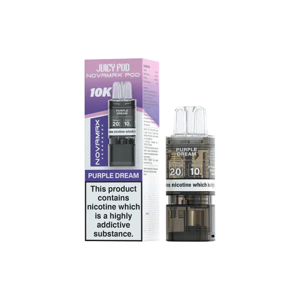 Juicy Pod NOVAMAX 10000 Prefilled Pod (Pack of 10)