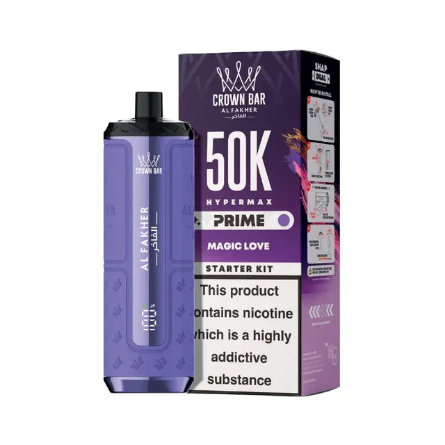 Crown Bar Al Fakher 50k Hypermax Prime Prefilled Pod Kit (Box of 5)