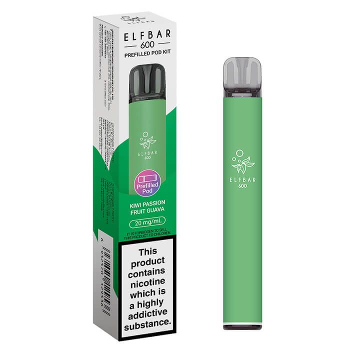 Elf Bar 600 Prefilled Pod Kit Pack of 10