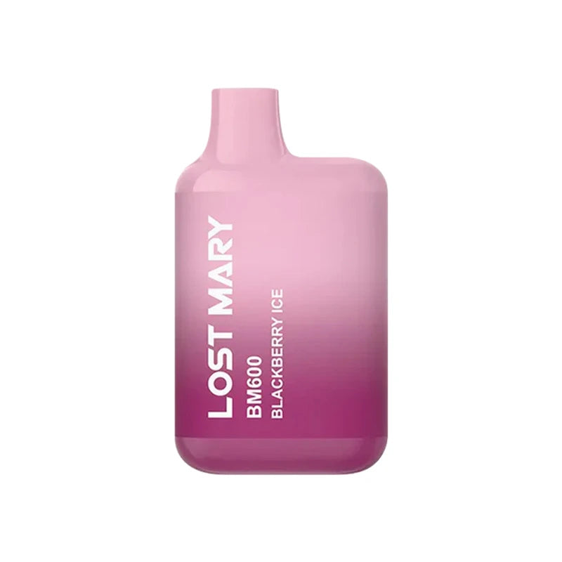 lost mary box of 10 600 Blueberry Flavour Lost Mary 600 Puff Bars 10 Pack BM600 Disposable main image 1