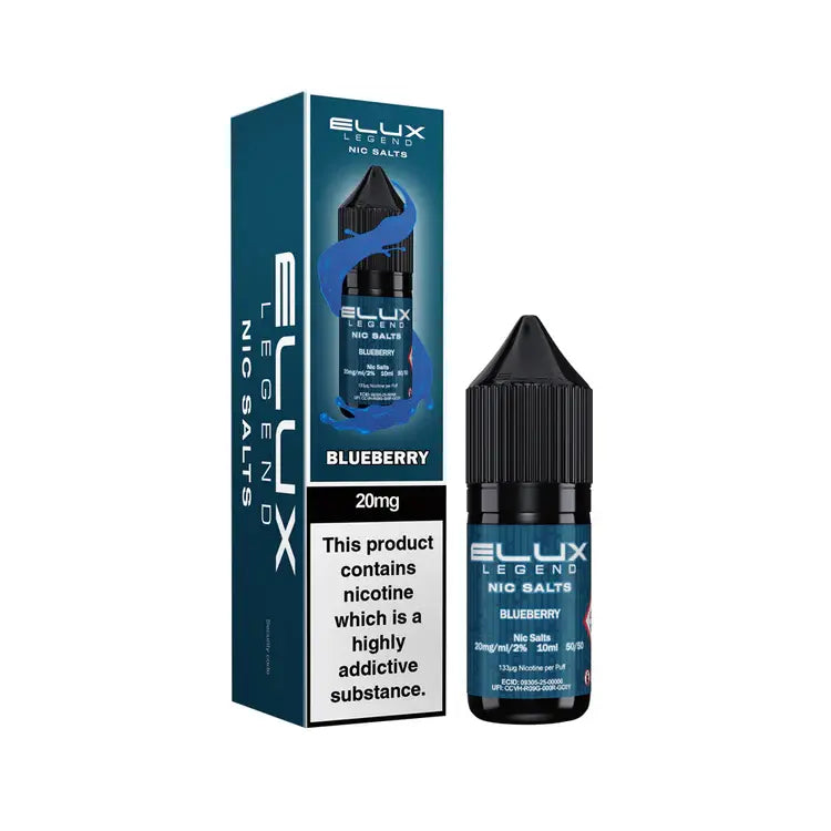 Elux Legend Nic Salts Blueberry (Box of 10)
