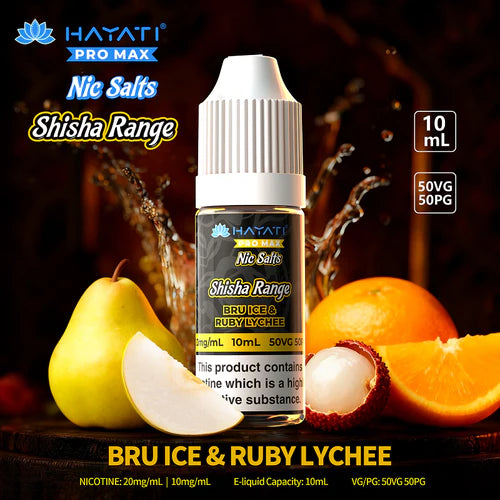 Hayati Shisha Range Nic Salts (Box of 10)