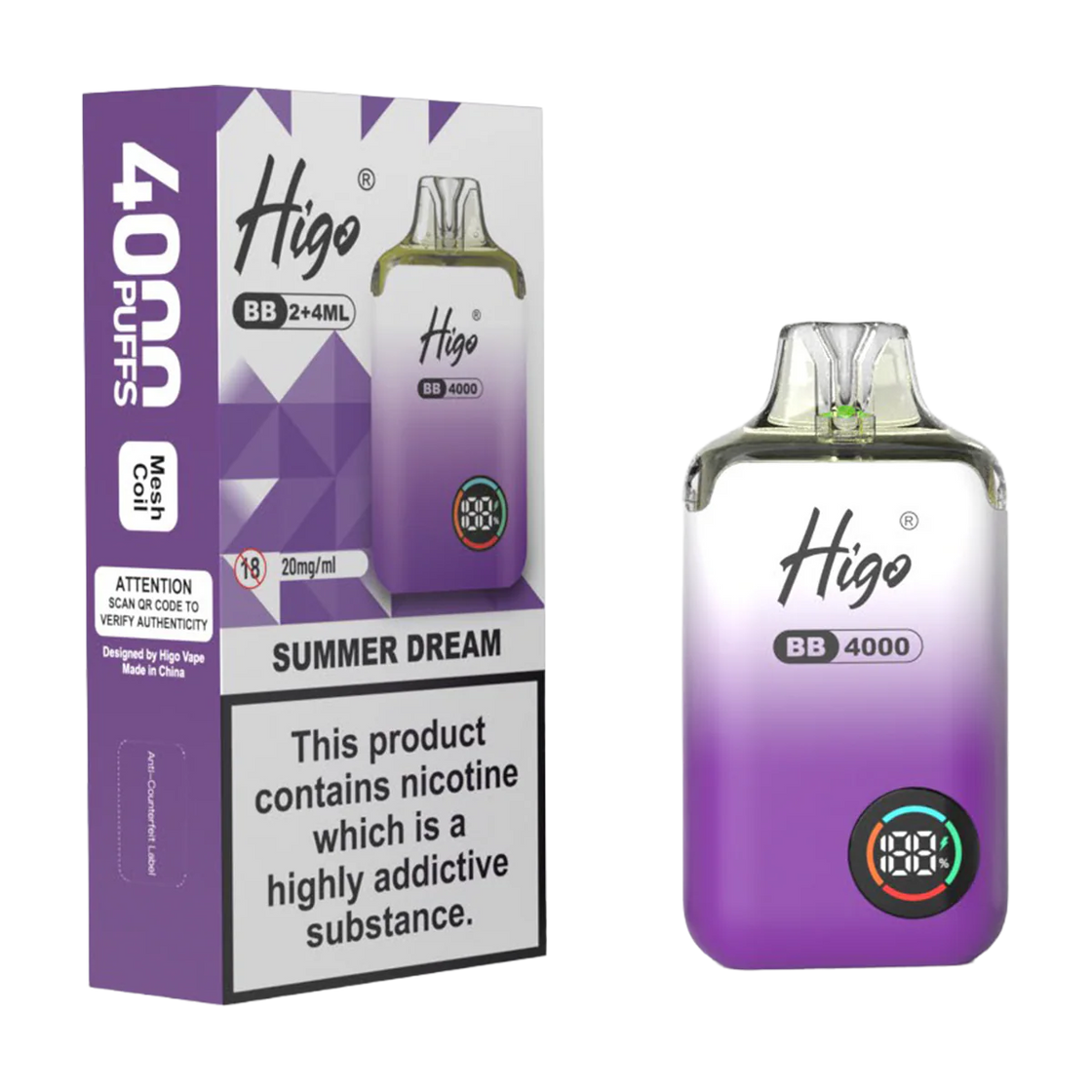 Higo BB4000 Kit (Box of 10) - Summer Dream