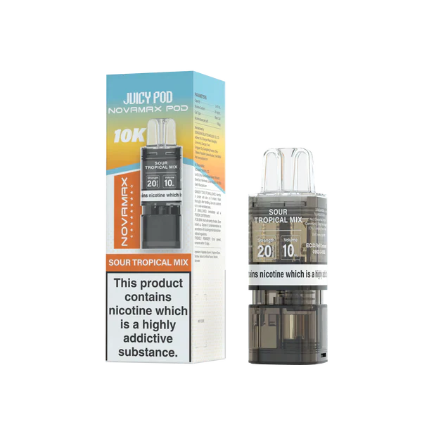 Juicy Pod NOVAMAX 10000 Prefilled Pod (Pack of 10)