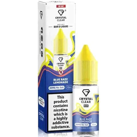 Crystal Clear Nic Salts 10ml- Pack of 10