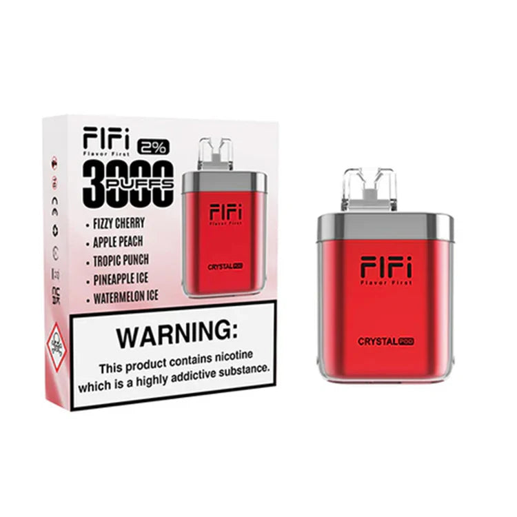 FiFi Crystal Pod 3000 Puffs Disposable Vape Pod 5 in 1 (Box of 5)