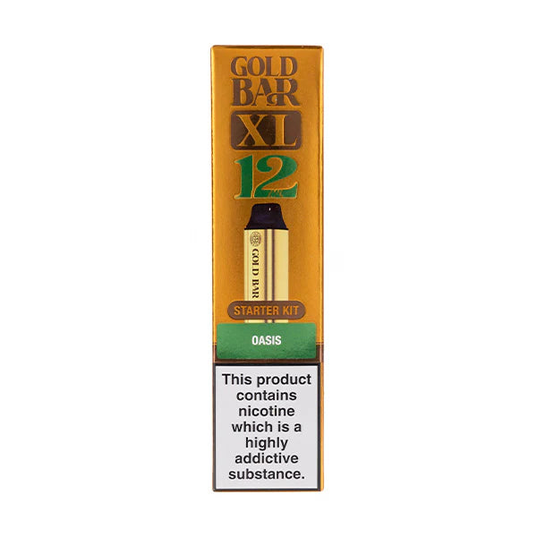 Gold Bar XL 12 Prefilled Pod Kit (Box of 5)