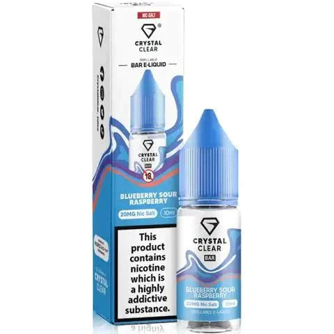 Crystal Clear Nic Salts 10ml- Pack of 10