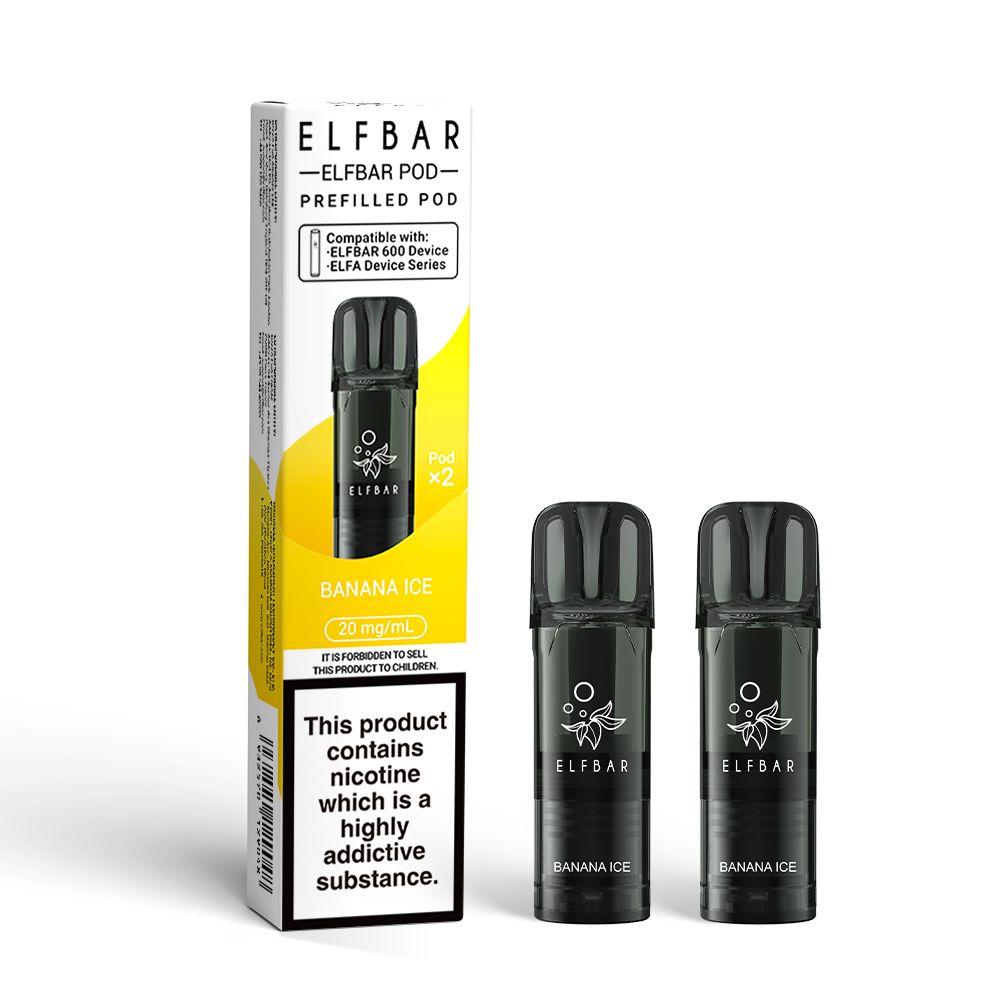 Elf Bar 600 Prefilled Pods 2 Pods Pack (Box of 10)