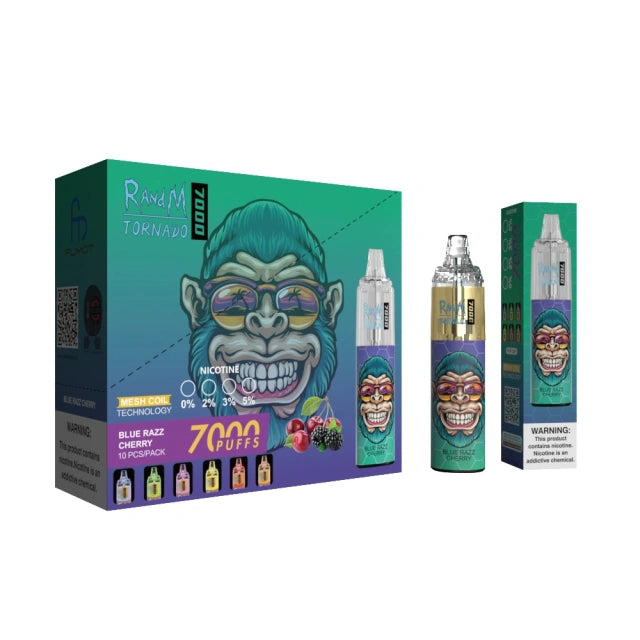 RAndM Tornado 7000 Puffs Disposable Vape (Pack of 10)