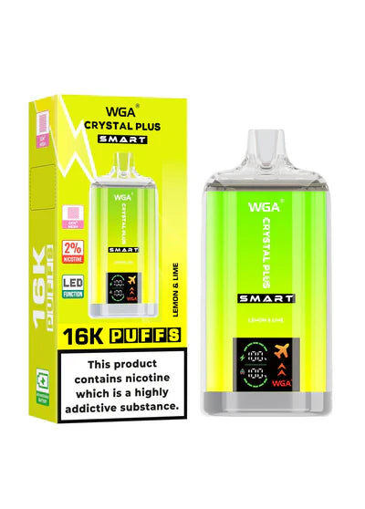 WGA Crystal Plus Smart 16000+ Puffs Disposable Vape (Box of 10)