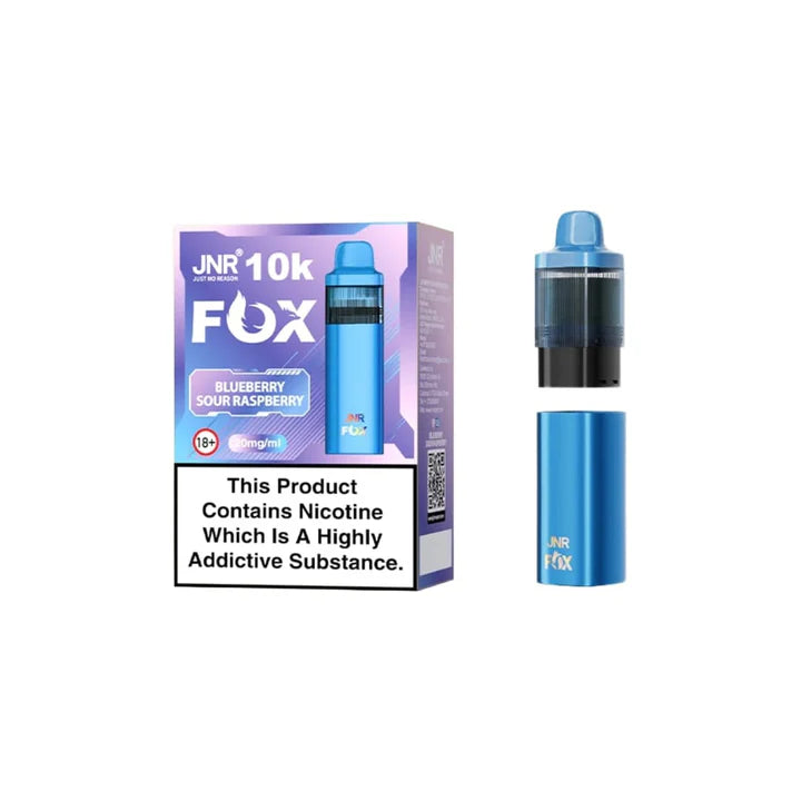 JNR Fox 10K Replacement Vape Pods - 10 Pack