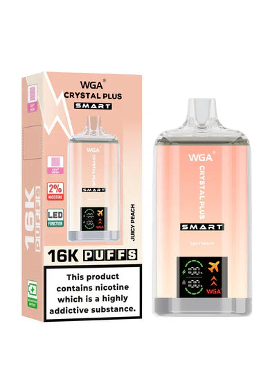 WGA Crystal Plus Smart 16000+ Puffs Disposable Vape (Box of 10)