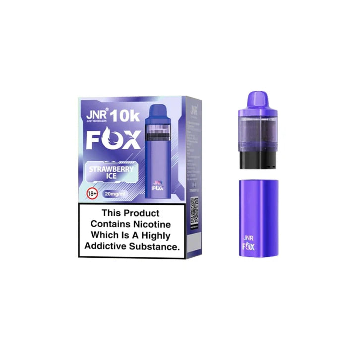 JNR Fox 10K Replacement Vape Pods - 10 Pack