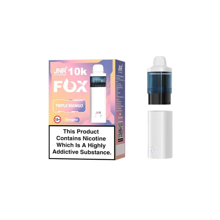 JNR Fox 10K Replacement Vape Pods - 10 Pack