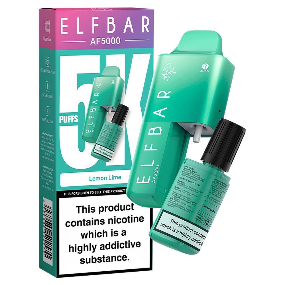 Elfbar AF5000 Puffs Disposable Vape Device - Box of 10 - #Simbavapeswholesale#