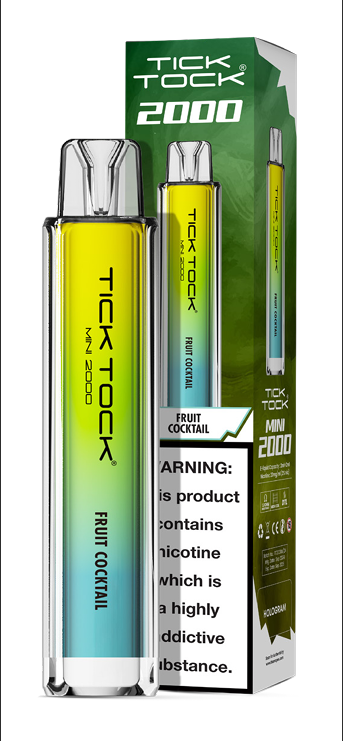 Tick Tock Mini 2000 Box of 10 Disposable Vape