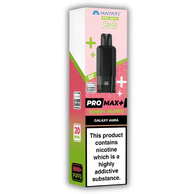 Hayati Pro Max Plus 6000 Box of 5 Pods - Prefilled Pods