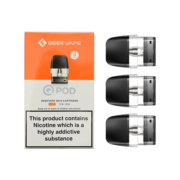 Geekvape Q Replacement Pods | Pack Of 3 - Just In 3.99 Geekvape Q Replacement Pods | Pack Of 3 - Just In 3.99
