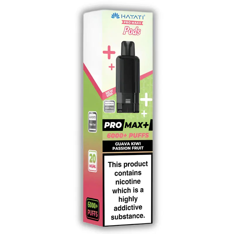 Hayati Pro Max Plus 6000 Box of 5 Pods - Prefilled Pods