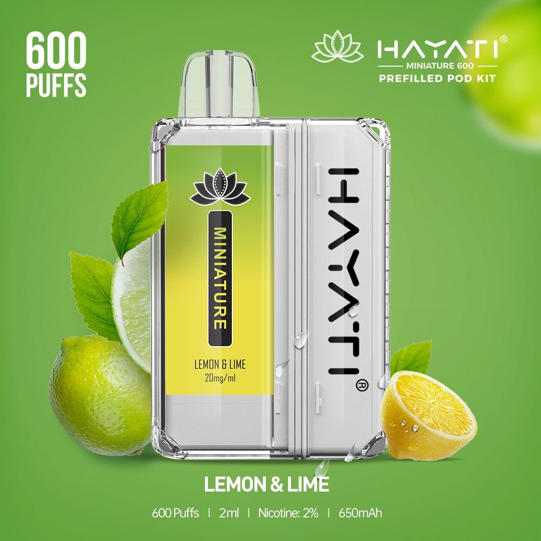 Hayati Miniature 600 Lemon & Lime Flavour