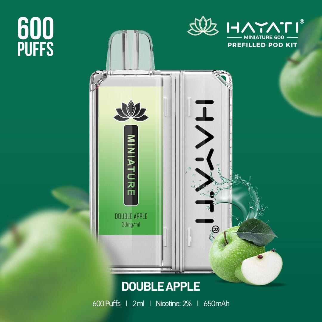 Hayati Miniature 600 Double Apple Flavour