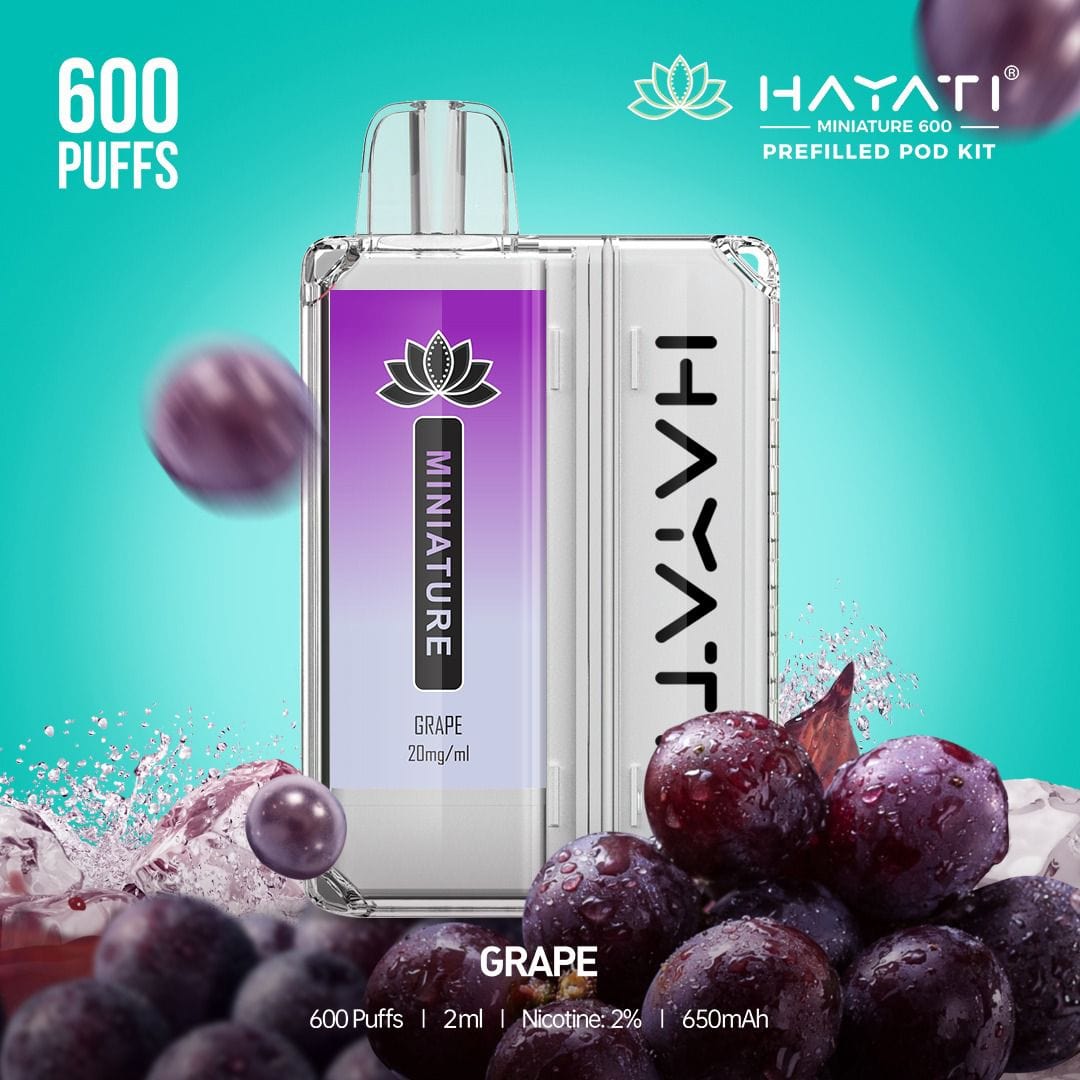 Hayati Miniature 600 Grape Flavour