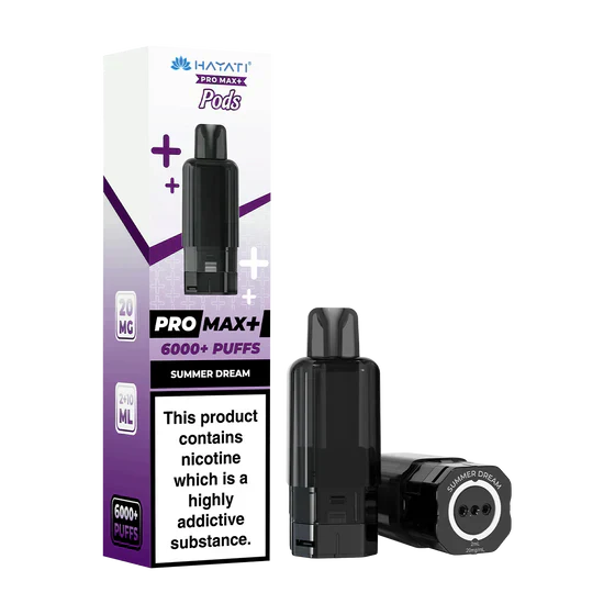 Hayati Pro Max Plus 6000 Prefilled Pods (Box of 5)