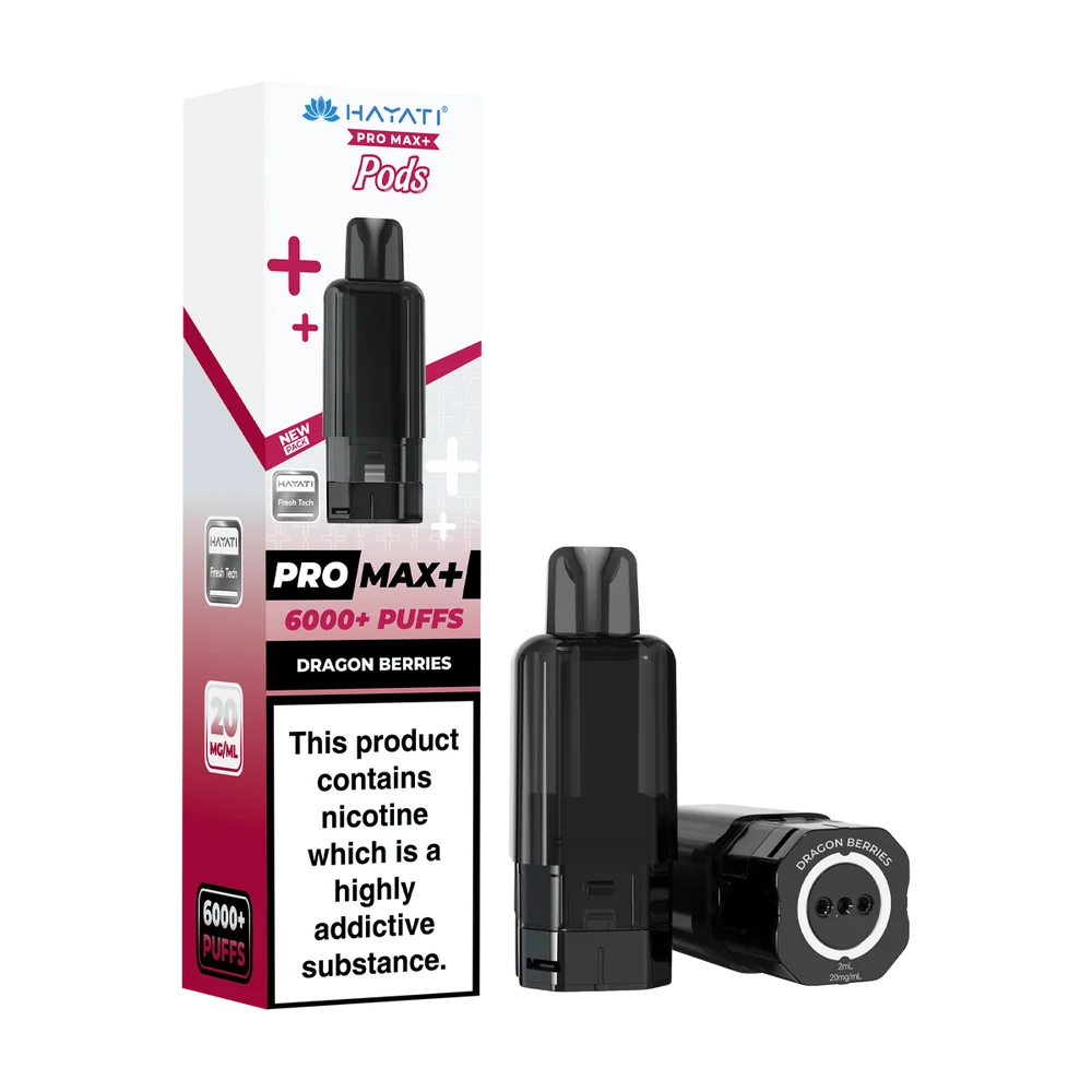 Hayati Pro Max Plus 6000 Box of 5 Pods - Prefilled Pods