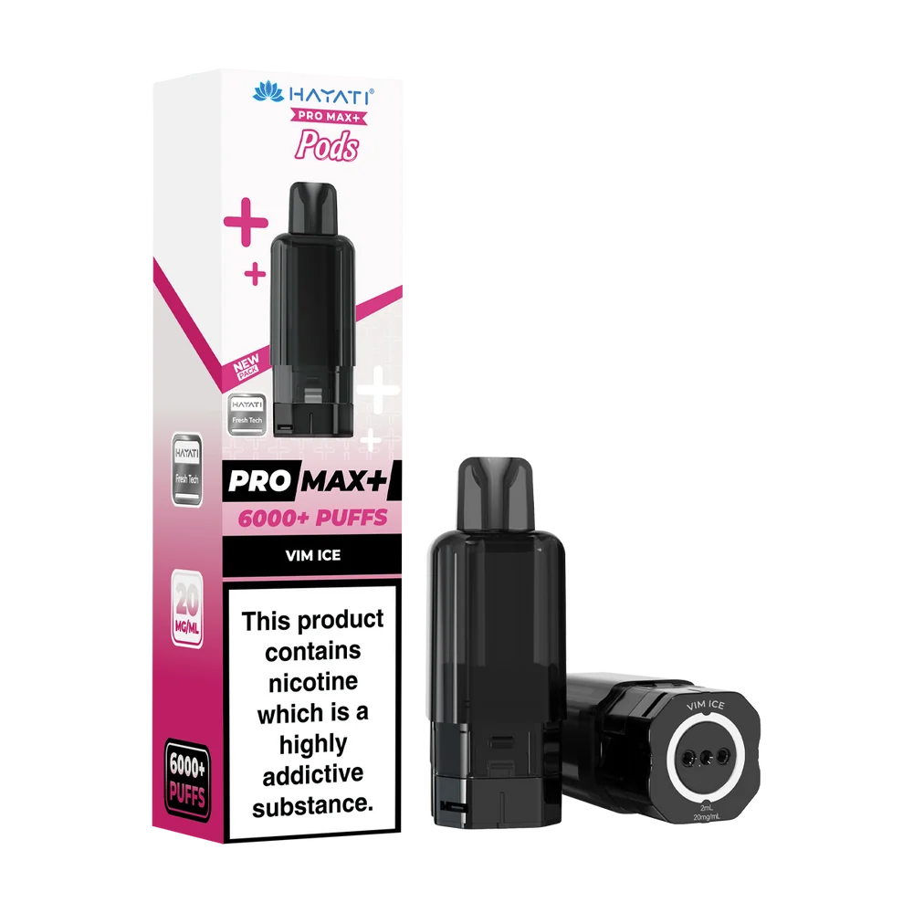 Hayati Pro Max Plus 6000 Box of 5 Pods - Prefilled Pods