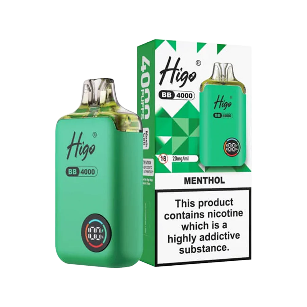 Higo BB4000 Kit (Box of 10) - Menthol