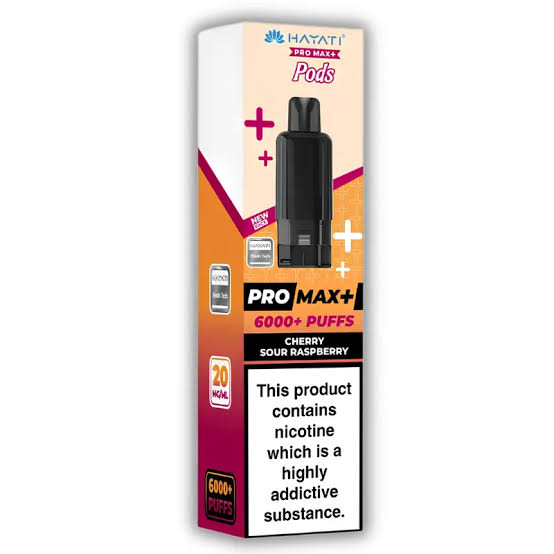 Hayati Pro Max Plus 6000 Box of 5 Pods - Prefilled Pods