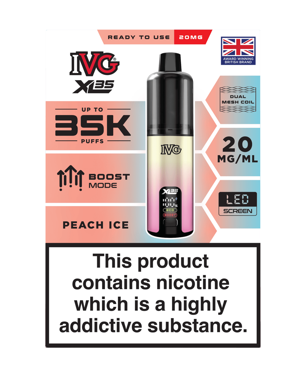 IVG XL 35K Prefilled Pod Vape Kit - 5 Pack