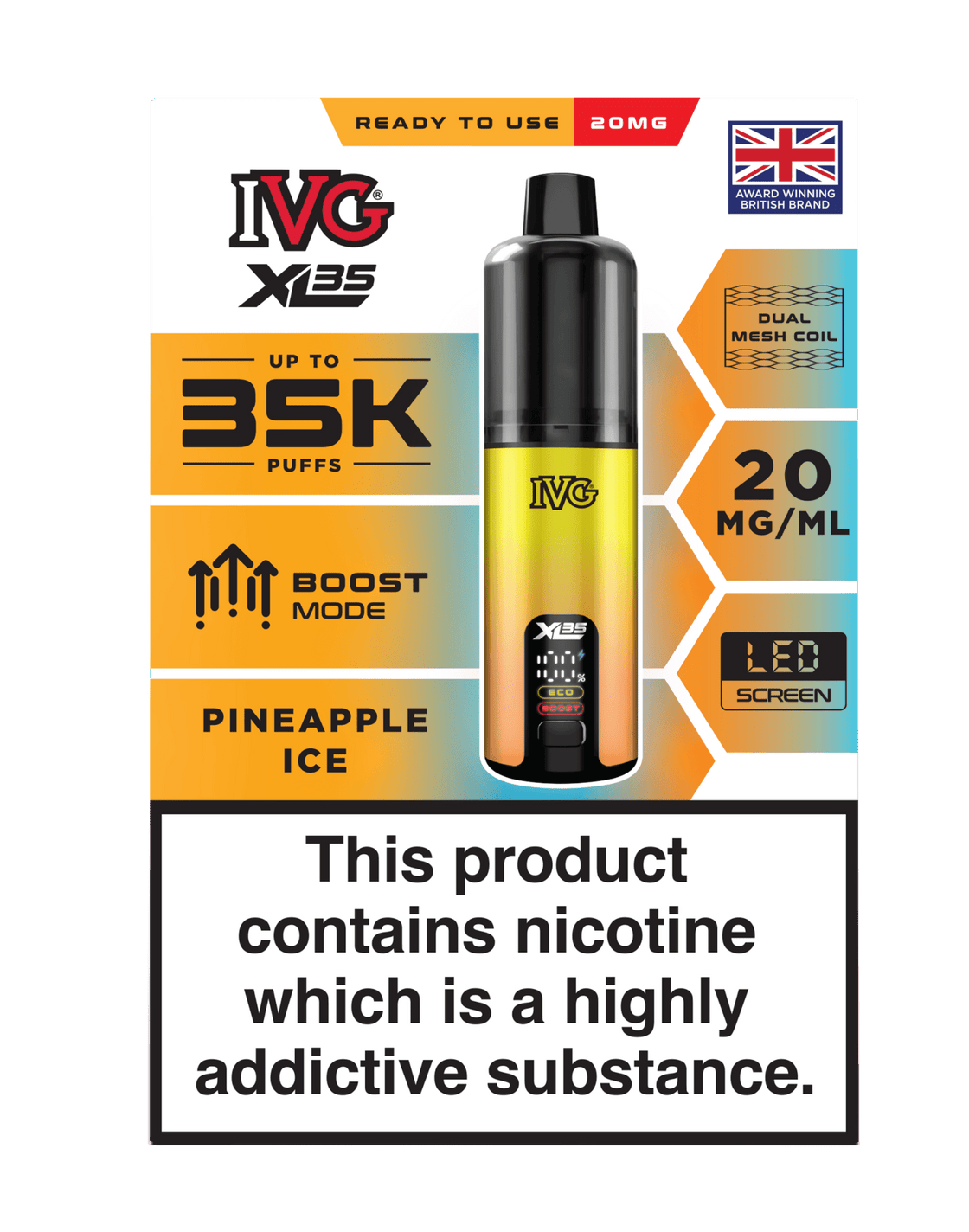 IVG XL 35K Prefilled Pod Vape Kit - 5 Pack