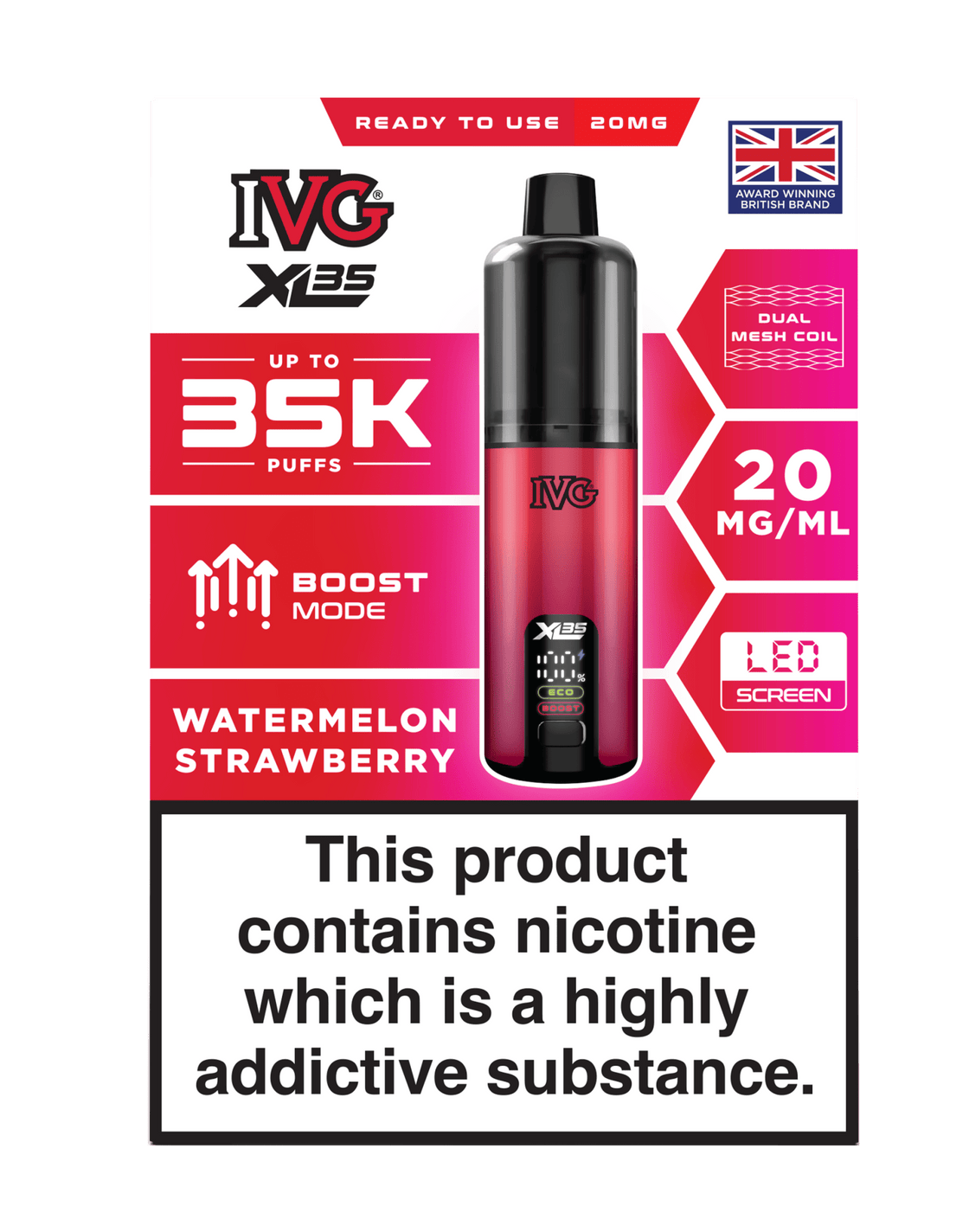 IVG XL 35K Prefilled Pod Vape Kit - 5 Pack