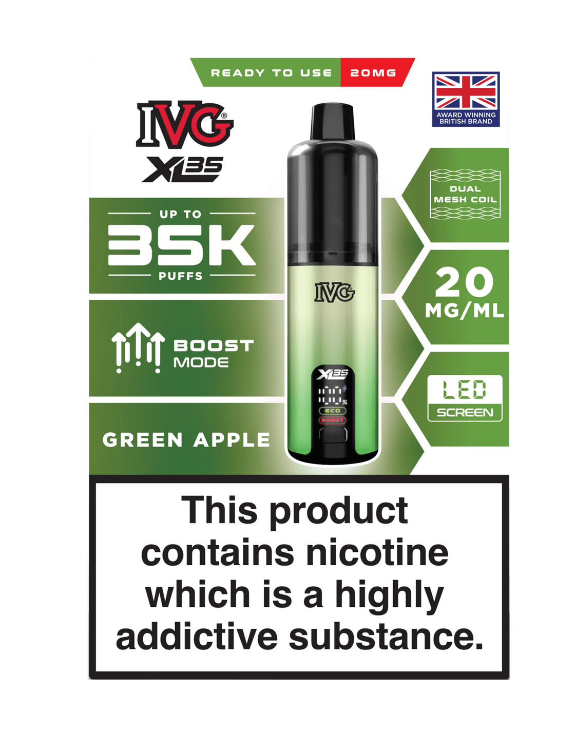 IVG XL 35K Prefilled Pod Vape Kit - 5 Pack