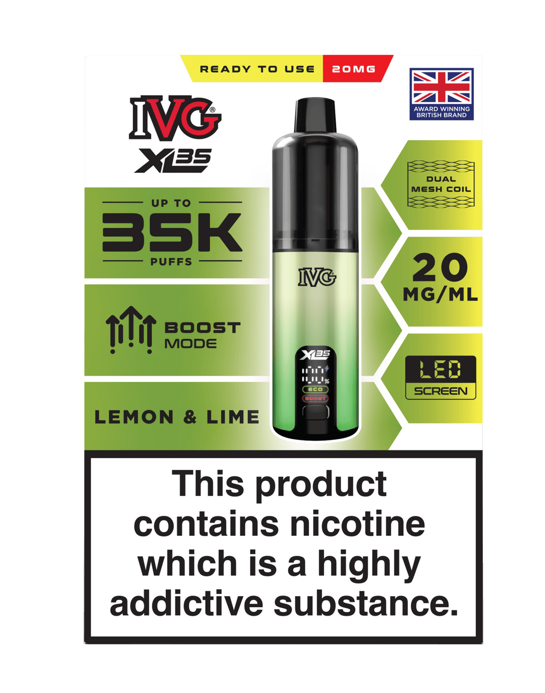 IVG XL 35K Prefilled Pod Vape Kit - 5 Pack