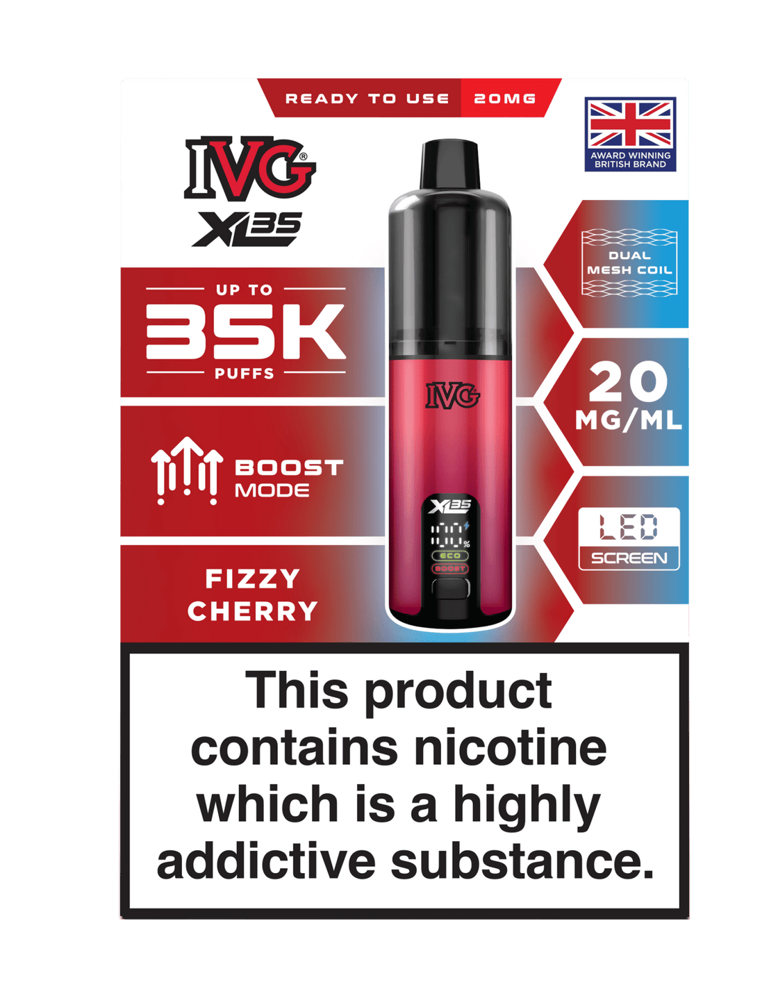 IVG XL 35K Prefilled Pod Vape Kit - 5 Pack