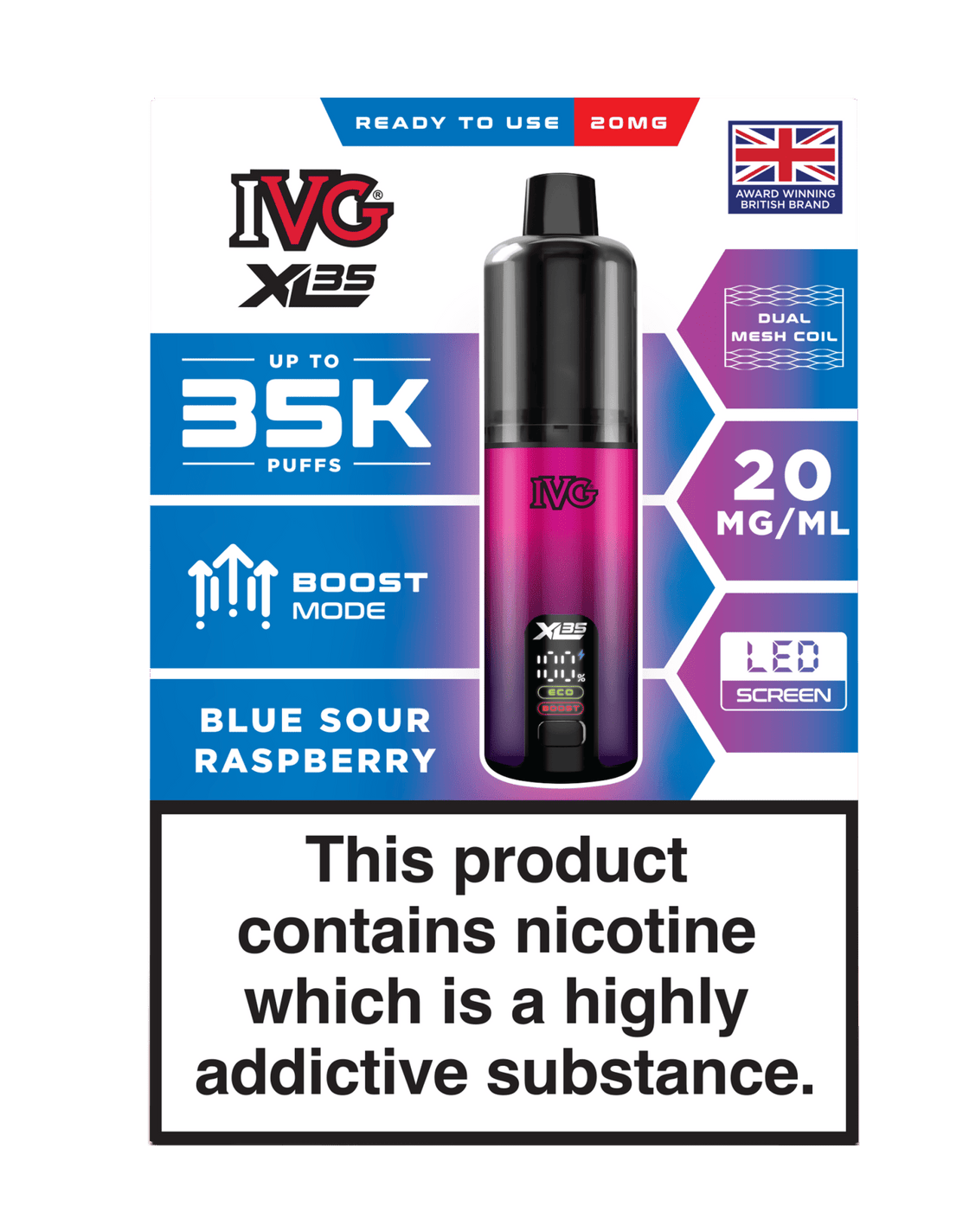 IVG XL 35K Prefilled Pod Vape Kit - 5 Pack