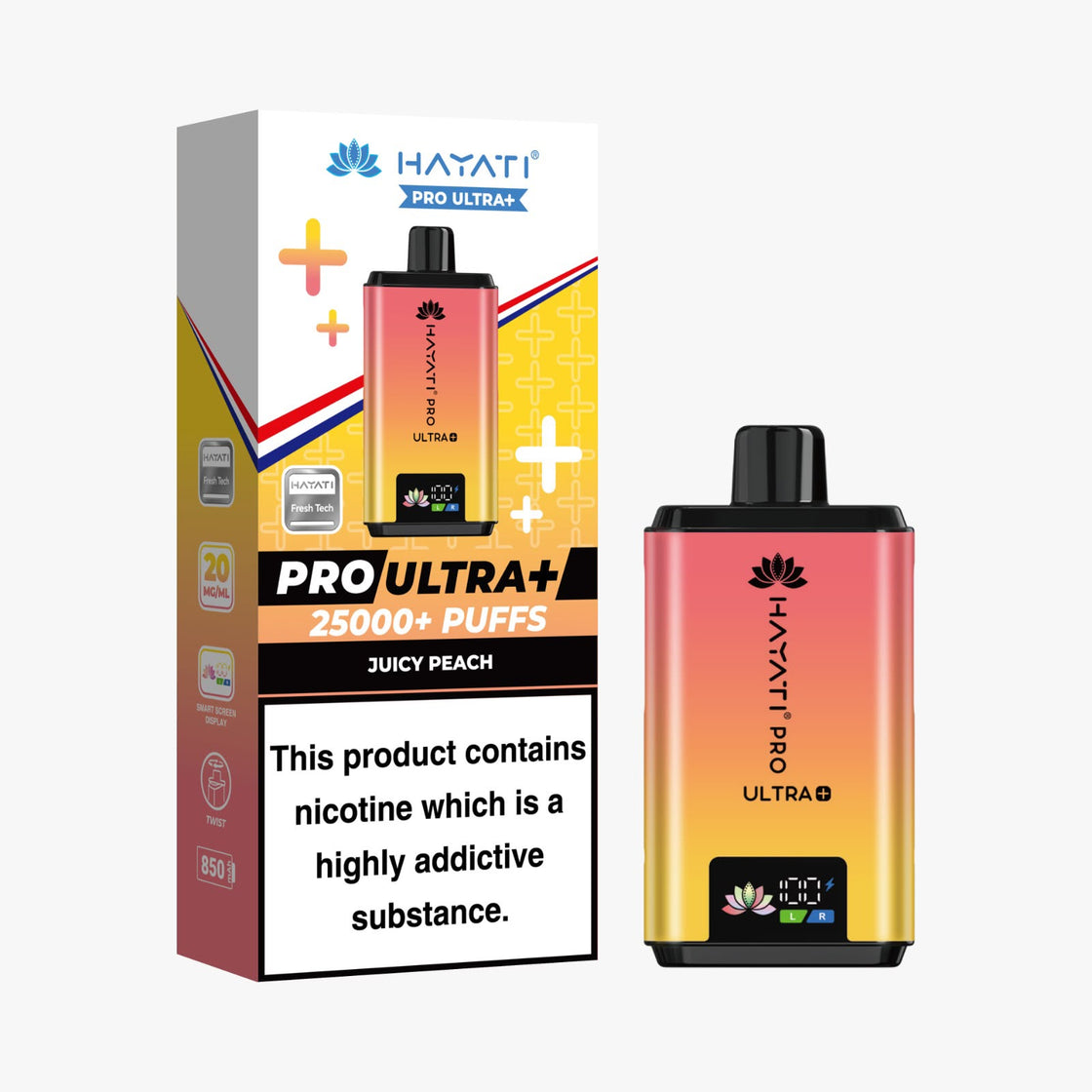 Hayati Pro Ultra Plus 25000 Box of 5 Prefilled Pod Vape Kit