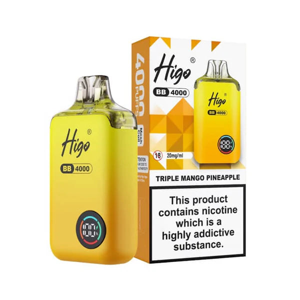 Higo BB4000 Kit (Box of 10) - Triple Mango Pineapple