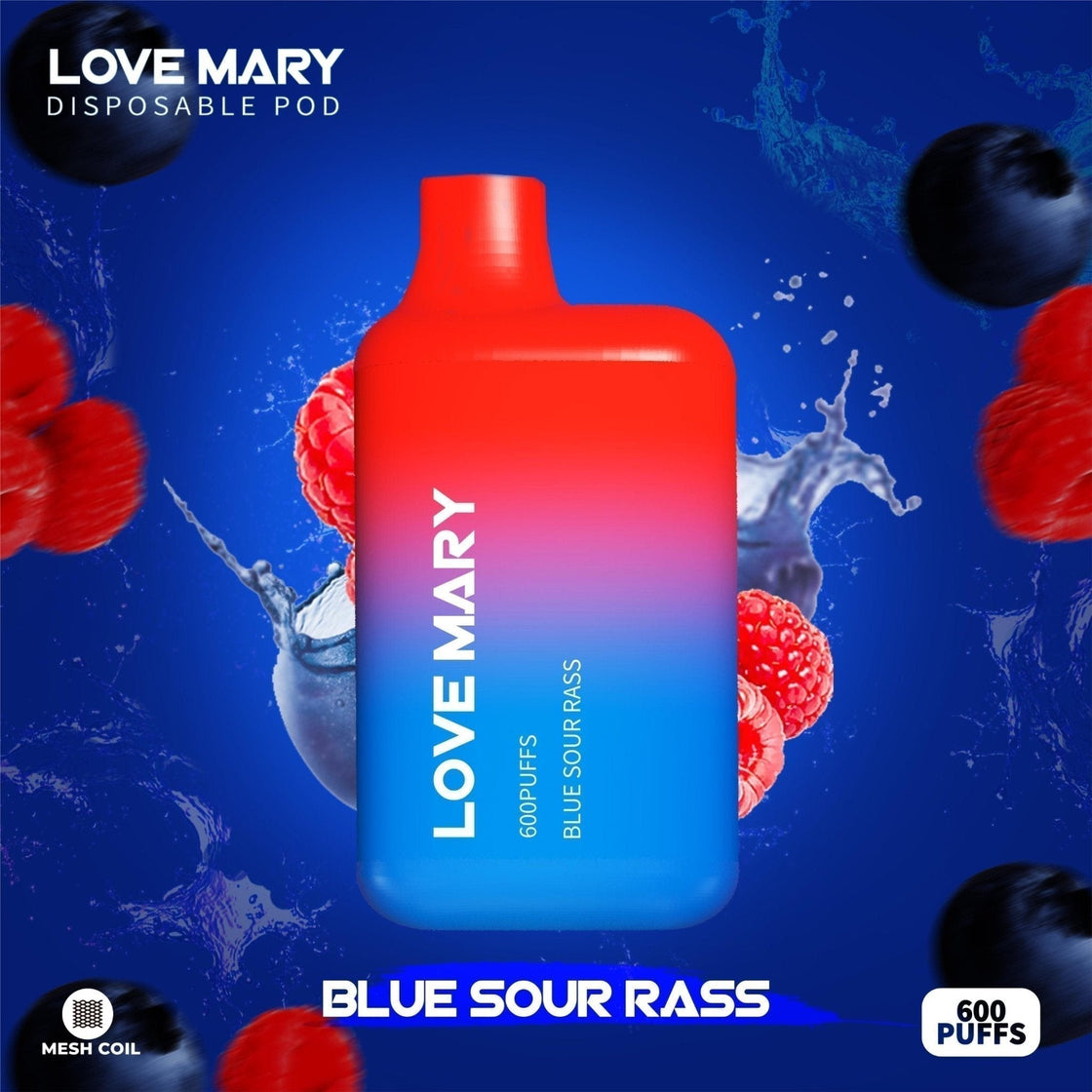 Love Mary 600 puffs Disposable Vape Pack of 10