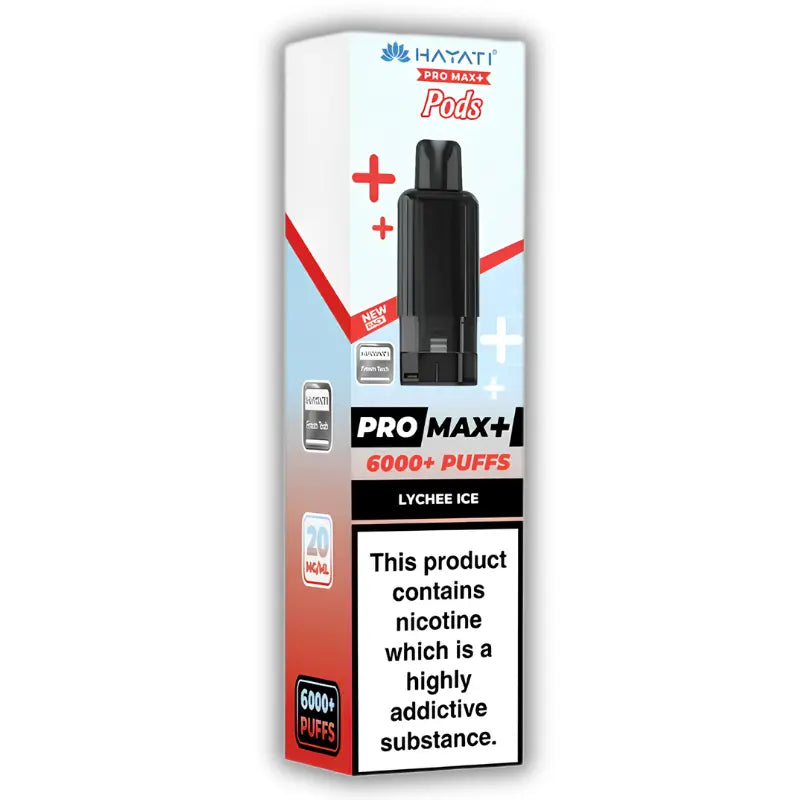 Hayati Pro Max Plus 6000 Box of 5 Pods - Prefilled Pods