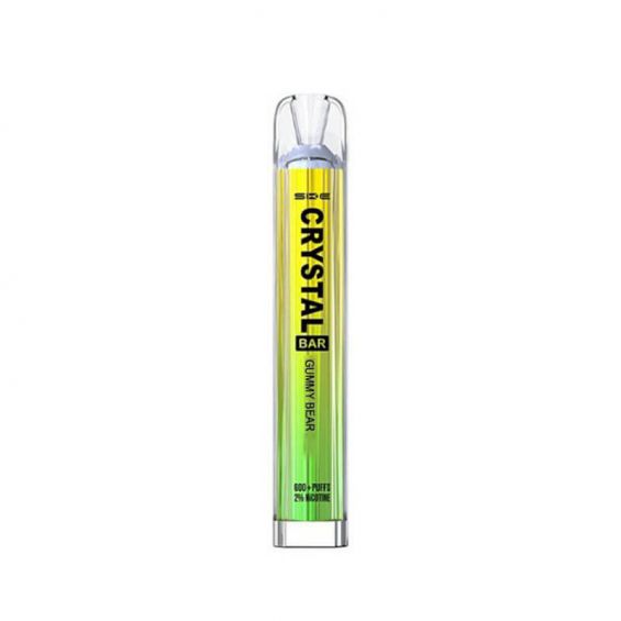 Crystal Bar Disposable 600 Puffs by GLUX Mesh Coil pack of 10