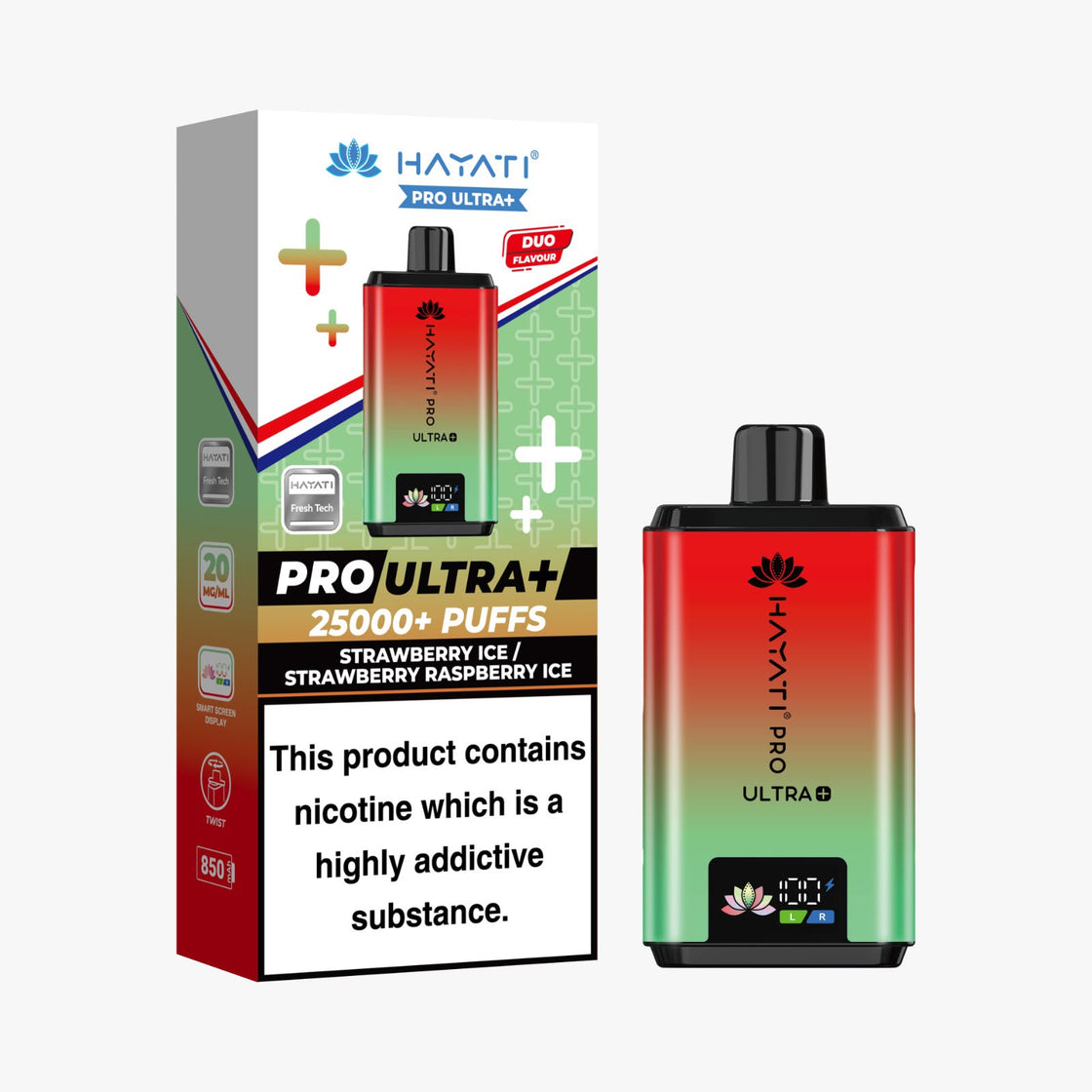 Hayati Pro Ultra Plus 25000 Box of 5 Prefilled Pod Vape Kit