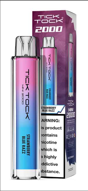 Tick Tock Mini 2000 Box of 10 Disposable Vape