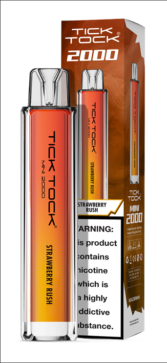 Tick Tock Mini 2000 Box of 10 Disposable Vape