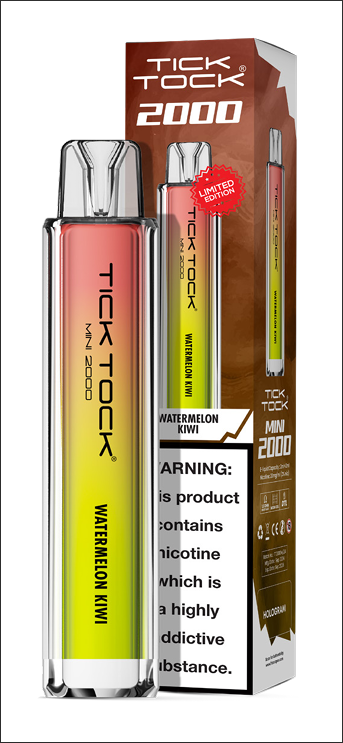 Tick Tock Mini 2000 Limited Edition Disposable Vape (Box of 10)